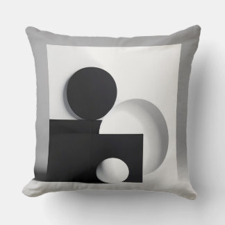 Coussin Équilibre monochrome
