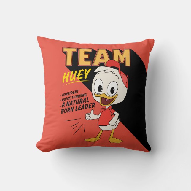 Coussin Équipe cycliste Huey (Recto)