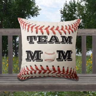 Coussin Équipe de baseball maman