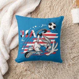Coussin Équipe de soccer USA de BUGS BUNNY™ Graphique