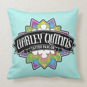 Coussin Équipe de suicide   Harley Quinn's Tattoo Parlor L