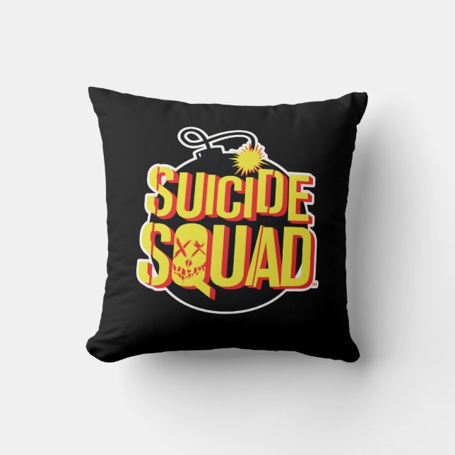 Coussin Équipe de suicide | Logo de la bombe (Recto)