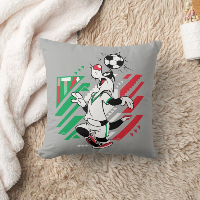 Coussin Équipe d'Italie de football Graphique SYLVESTER™ (Couverture)