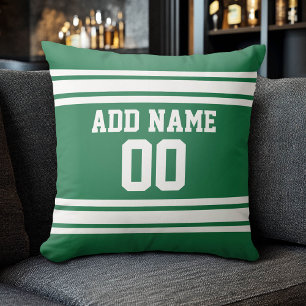 Coussin Équipe Jersey avec nom et numéro personnalisés