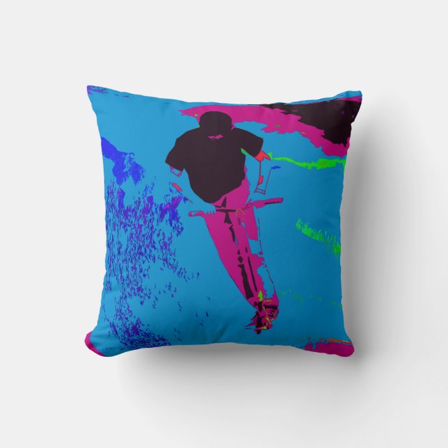 Coussin équitation de la Galaxie - Scooter Rider (Recto)
