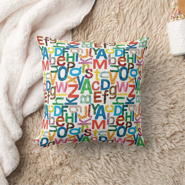 Coussin Eric Carle | Lettres Motifs alphabétiques (Couverture)