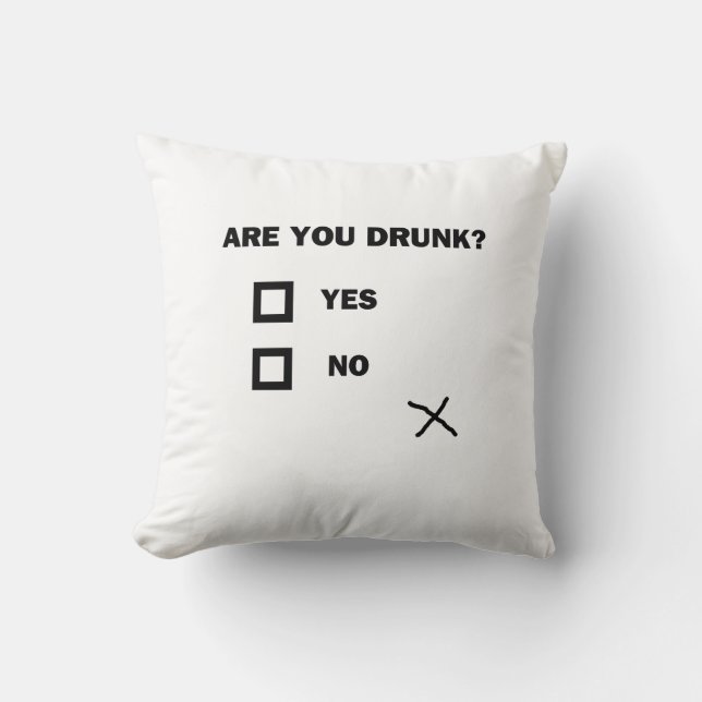 Coussin Es-Tu Coupable ? (Recto)