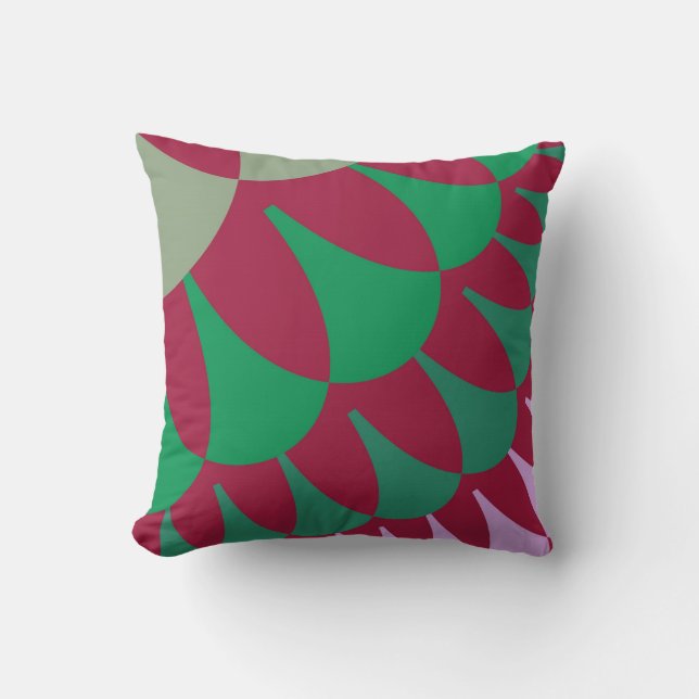 Coussin Escaliers aux fraises (Recto)