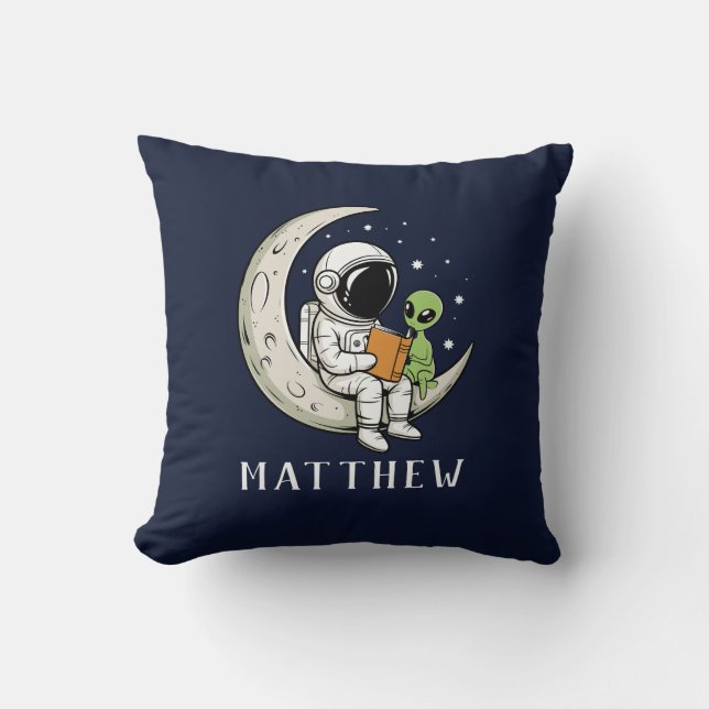 Coussin Espace Extérieur Marine Blue Salle de l'enfant (Recto)