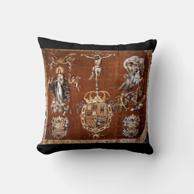 Coussin espagnol de la bannière Lepanto (Recto)