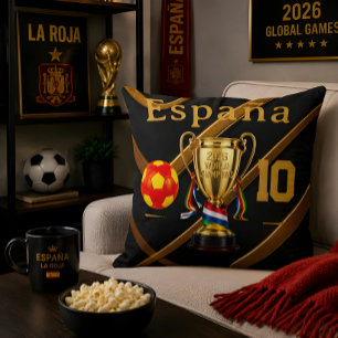 Coussin España 2026 Global Games : Ruban d'Or Premium 10