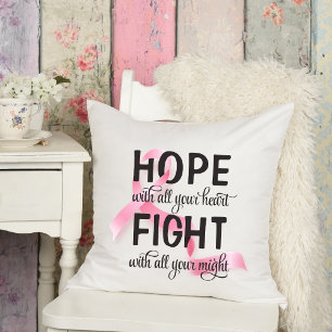 Coussin Espoir avec tout ton coeur