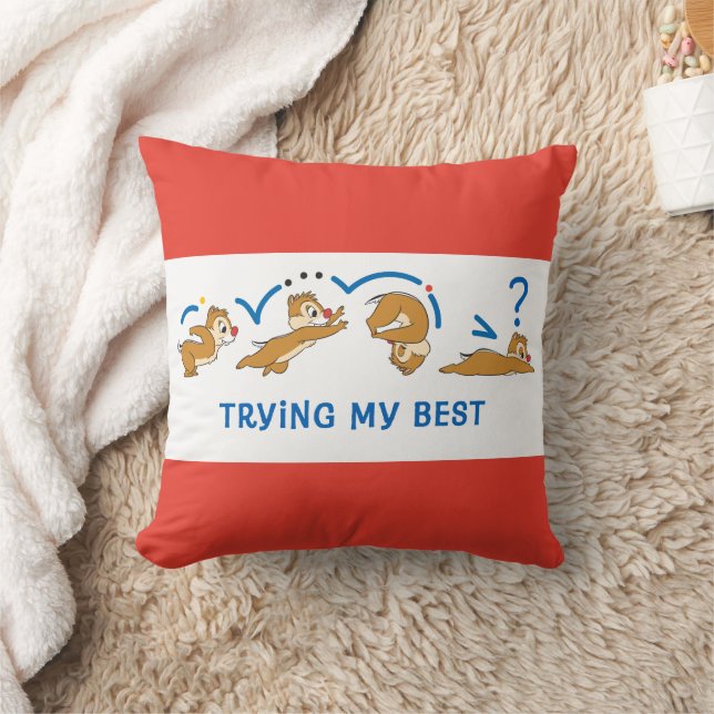 Coussin Essayer mon meilleur (Couverture)