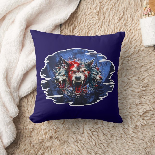 Coussin Estampa Graffiti - Cerberus Wolves - Almofada (Couverture)