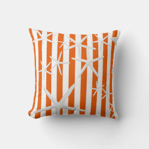 Coussin Éstarfish Orange Stripes