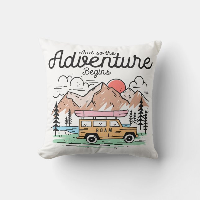 Coussin Et Donc L'Aventure Commence (Recto)