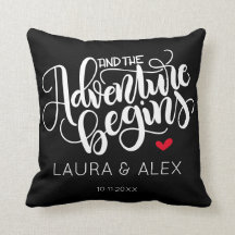 Et l'aventure commence - Date couleur personnalisé