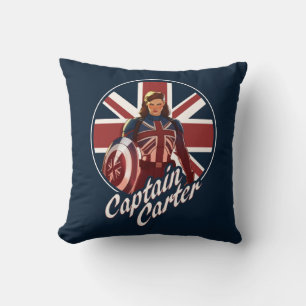Coussin Et Si... ? Capitaine Carter Union Jack