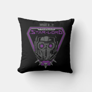 Coussin Et si… ?   Casque graphique de T'Challa Star-Lord