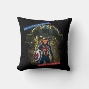Coussin Et Si... ? Hydra Stomper & Capitaine Carter