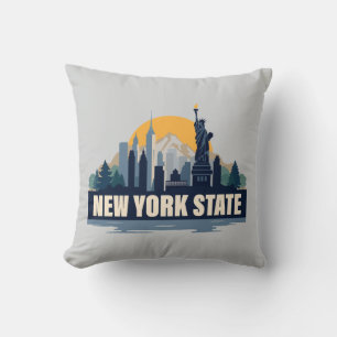 Coussin État de New York, États-Unis d'Amérique