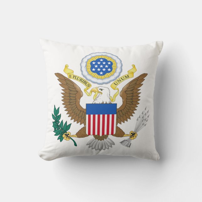 Coussin États-Unis d'Amérique / Grand phoque / (Recto)