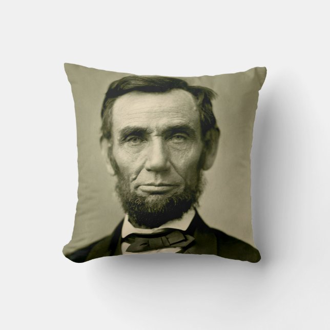 Coussin Etats-Unis d'Amérique : le président Abraham Linco (Recto)