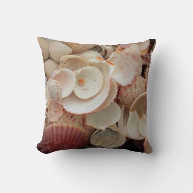 Coussin États-Unis, Floride. Fermeture Des Coques Sur Père (Recto)