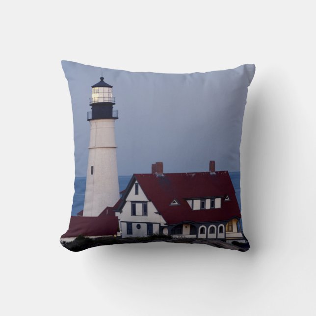 Coussin États-Unis, Maine, Portland, Cap Elizabeth, Lighth (Recto)