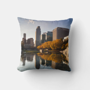 Coussin États-Unis, Nebraska, Omaha, Gene Leahy Mall, Sky