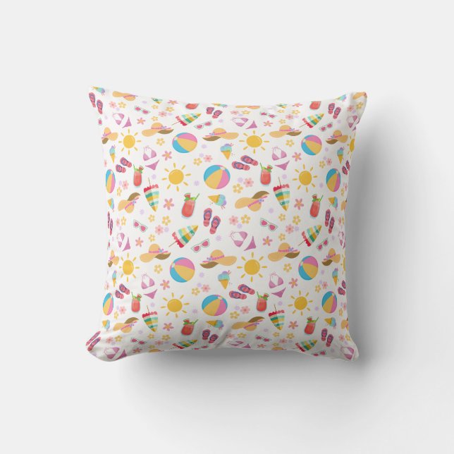 Coussin Été ensoleillé (Recto)