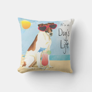 Coussin Été Feu Fox Terrier