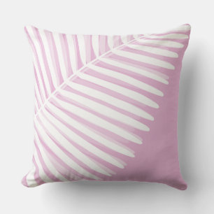 Coussin Été feuille tropicale monochromie