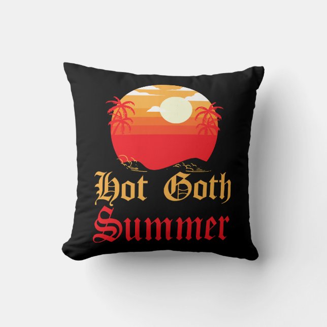Coussin été gothique chaud  (Recto)
