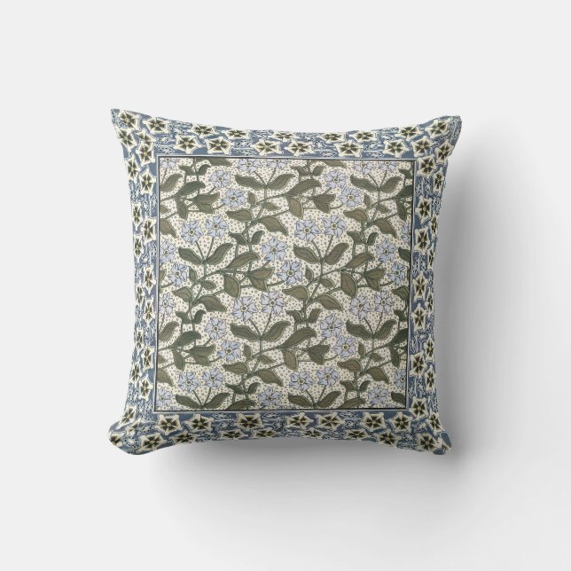 Coussin Été Périwinkel Fleur Plutôt Élégant Floral (Recto)