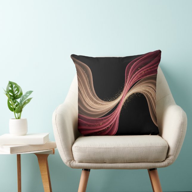 Coussin Eternal Flow of Love — Abstract Romantic Art (Chaise)
