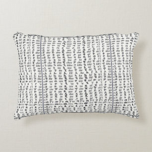 Coussin éthiopien de l'alphabet amharique Ge'ez