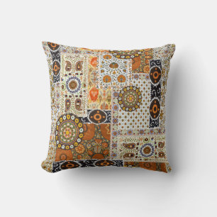 Coussin Ethnic Digital Abstrait : Motif sans faille