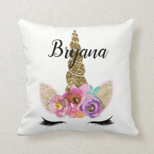 Coussin Étincelle fascinante Girly moderne de klaxon