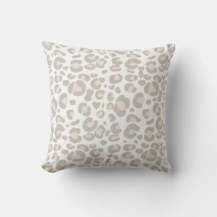 Coussin Étiquette de Cheetah animal neutre