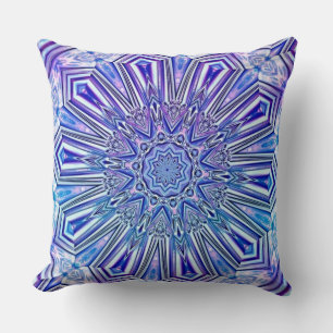 Coussin Étoile de glace Kaleidoscope Motif Jeu d'oreiller