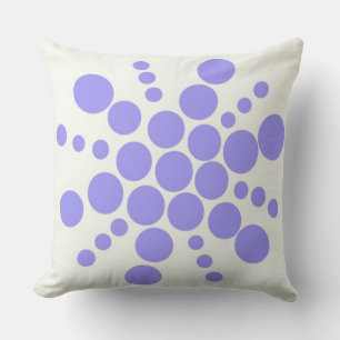Coussin étoile estampillée bleu clair