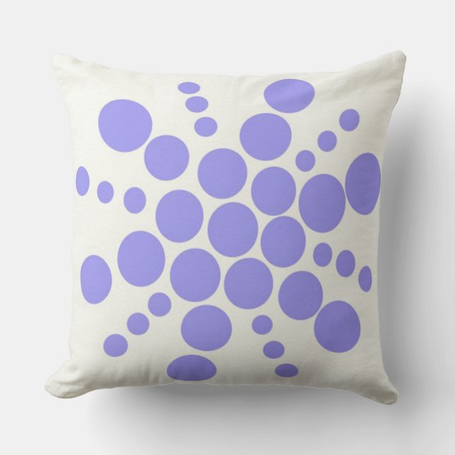 Coussin étoile estampillée bleu clair (Recto)