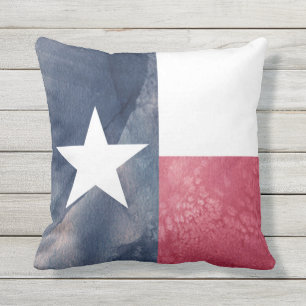 Coussin Étoile solitaire   le Texas
