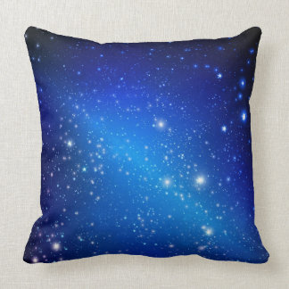 Coussin Étoiles dans le carreau de ciel