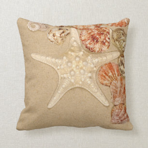 Coussin Étoiles de mer sur le carreau de sable