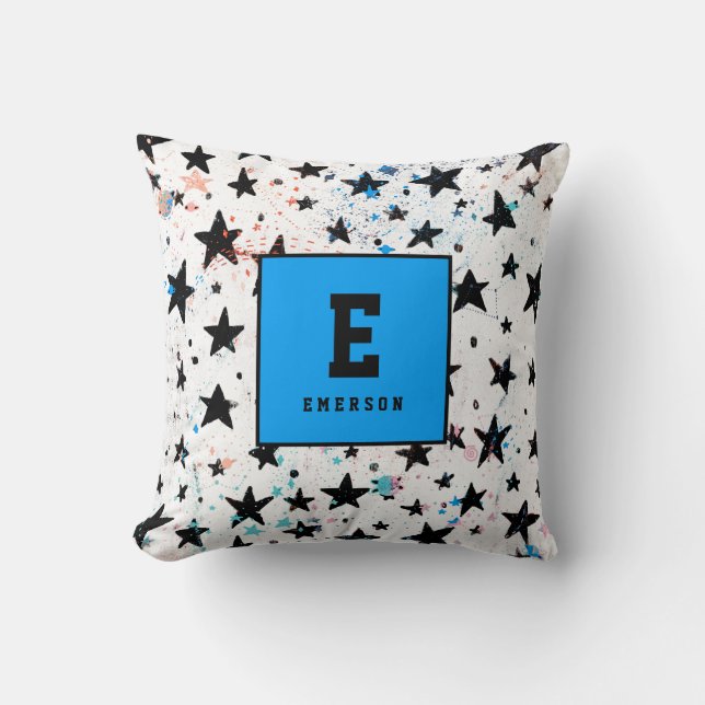 Coussin étoiles et espace plaisir astronomie motif (Recto)