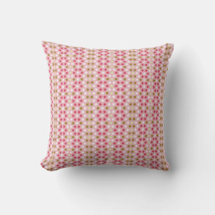 Coussin Étoiles sur rose