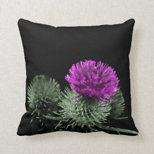 Coussin Étonnant chardon écossais