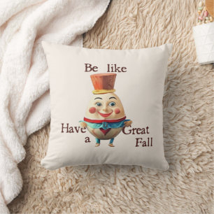 Coussin Être comme Humpty